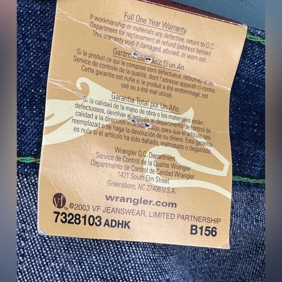 Wrangler Women's Straight Leg Jeans - Dark Blue - Picture 5 of 8